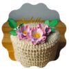 Flor Rosa - Arquivos para Impressão e Recorte com Pinturas Digitais em PDF e Silhouette Studio