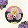 Flor Cravo - Arquivos para Impressão e Recorte com Pinturas Digitais em PDF e Silhouette Studio