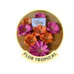 Flor Tropical - Arquivos para  Recorte em PDF ,SVG e Silhouette Studio